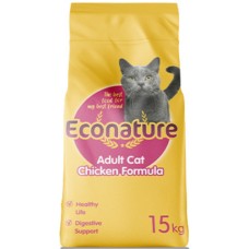 Effeffe Econature τροφή για ενήλικες γάτες με κοτόπουλο 15kg