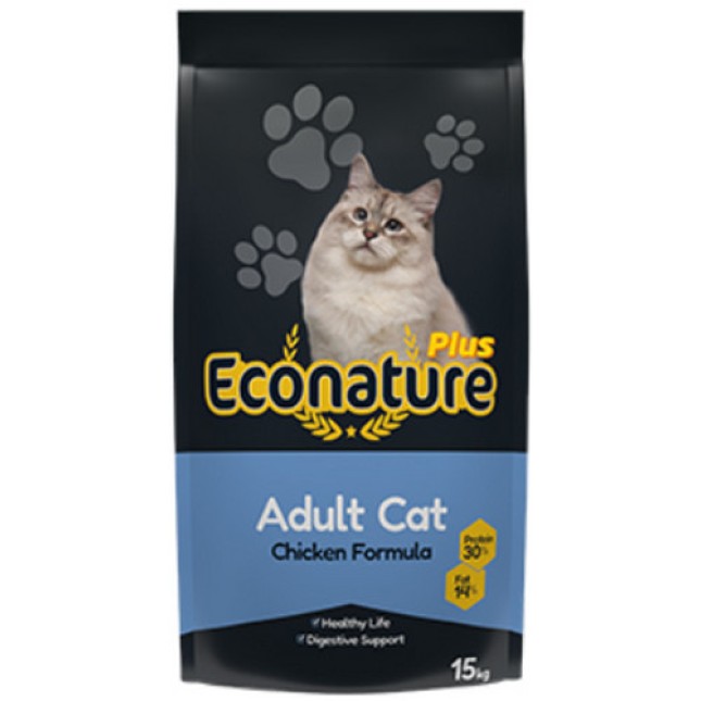 Effeffe Econature Plus τροφή για ενήλικες γάτες με κοτόπουλο 15kg