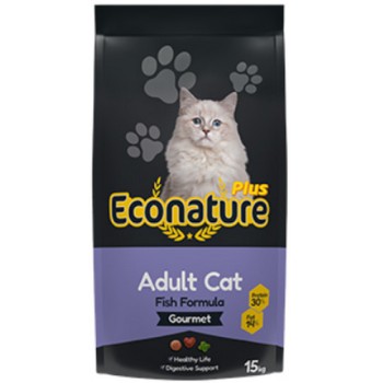 Effeffe Econature Plus Gourmet τροφή για ενήλικες γάτες με ψάρι 15kg Effeffe Econature Plus Gourmet τροφή για ενήλικες γάτες με ψάρι 15kg