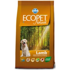Farmina Ecopet Πλήρης τροφή για ενήλικους σκύλους με προβλήματα πέψης και αλλεργίες με αρνί 12Kg+2Kg