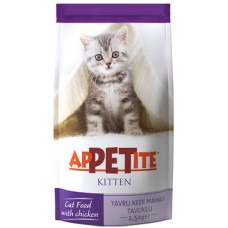 Effeffe Appetite  πλήρης και ισορροπημένη τροφή για γατάκια που περιέχει πρωτεΐνη κοτόπουλου 1.5Kg