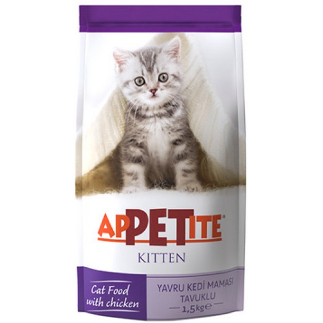 Effeffe Appetite πλήρης και ισορροπημένη τροφή για γατάκια που περιέχει πρωτεΐνη κοτόπουλου 1.5Kg Effeffe Appetite πλήρης και ισορροπημένη τροφή για γατάκια που περιέχει πρωτεΐνη κοτόπουλου 1.5Kg