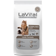 Effeffe LaVital πλήρης και ισορροπημένη τροφή για στειρωμένες γάτες με αρνί 1.5Kg