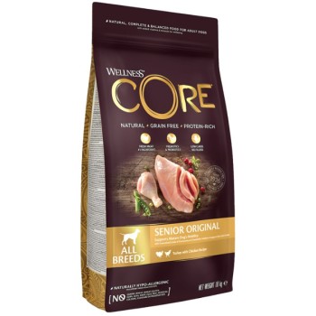 Wellness Core τροφή για υπερήλικους σκύλους με γαλοπούλα και κοτόπουλο 10kg