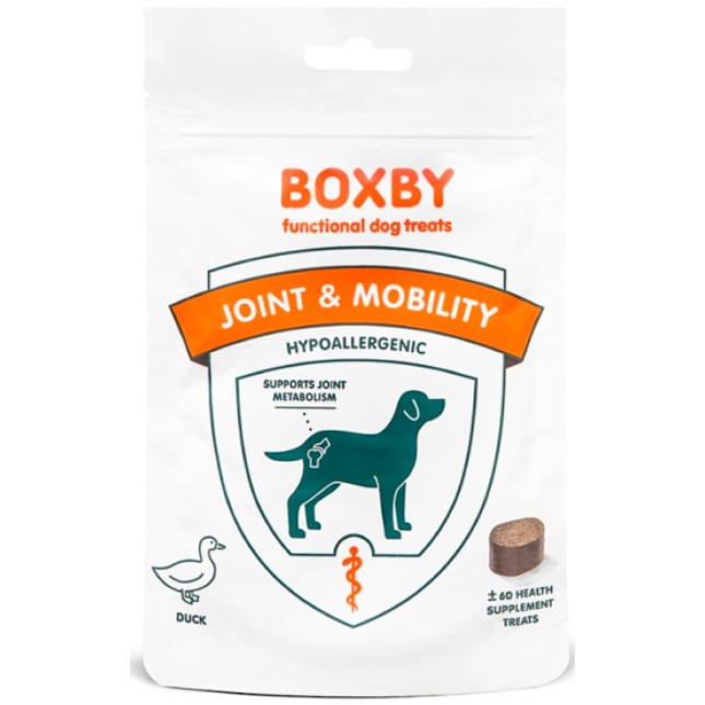 Boxby Λιχουδιές για σκύλους με γαστρεντερικά προβλήματα που βοηθούν στην πέψη με αρνί 100gr