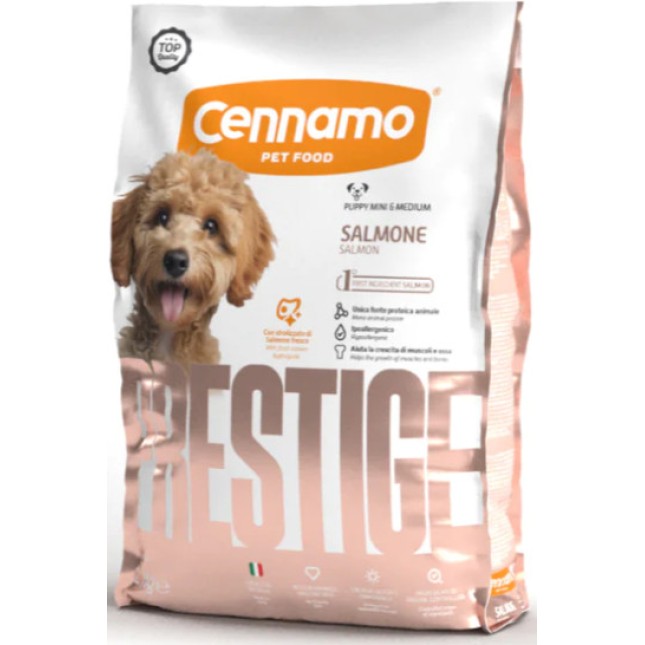 Cennamo prestige σολομός για μικρά & μεσαία κουτάβια 2Kg Cennamo prestige σολομός για μικρά & μεσαία κουτάβια 2Kg