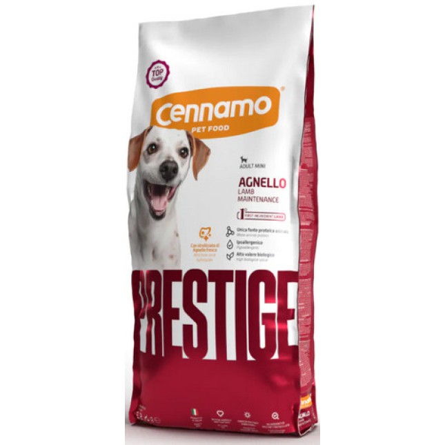 Cennamo prestige αρνί για μικρόσωμα ενήλικα σκυλιά 8Kg Cennamo prestige αρνί για μικρόσωμα ενήλικα σκυλιά 8Kg