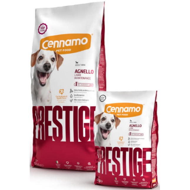 Cennamo prestige μονοπρωτεϊνική τροφή με αρνί για μικρόσωμα ενήλικα σκυλιά Cennamo prestige μονοπρωτεϊνική τροφή με αρνί για μικρόσωμα ενήλικα σκυλιά