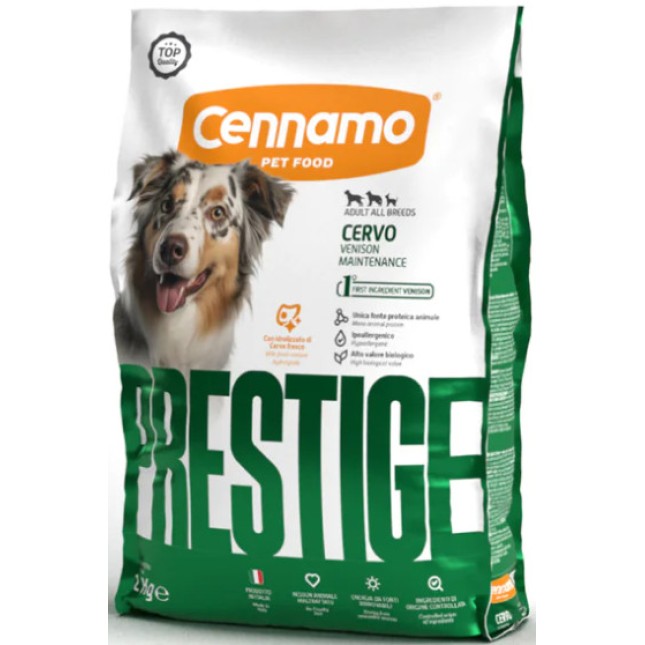 Cennamo prestige ελάφι για ενήλικα σκυλιά όλων των φυλών 2kg