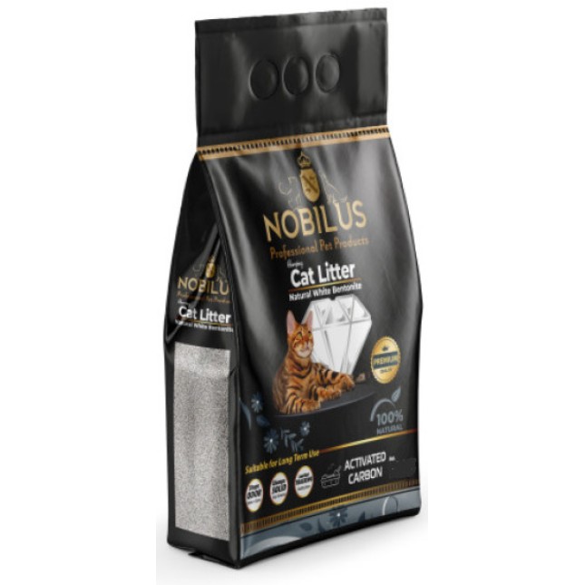 Nobilus ʼμμος γάτας ενεργού άνθρακα 10lt