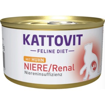 Finnern Kattovit Υγρη τροφή για την υποστήριξη των νεφρών με κοτόπουλο 85g Finnern Kattovit Υγρη τροφή για την υποστήριξη των νεφρών με κοτόπουλο 85g