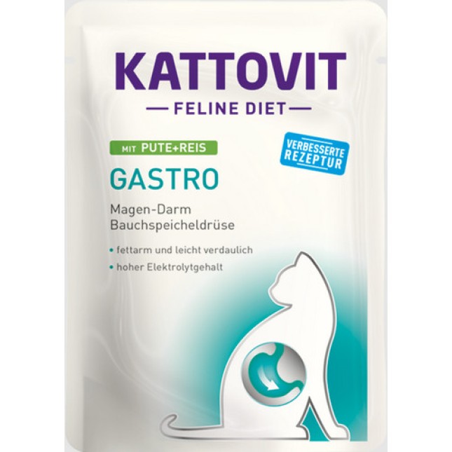 Finnern Kattovit διαιτητική τροφή για προβλήματα στο γαστρεντερικό και πάγκρεας με γαλοπούλα 85gr