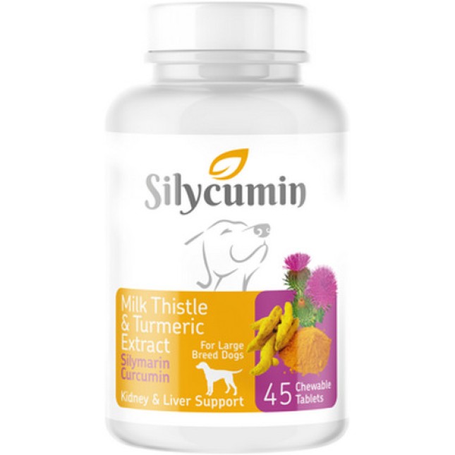 Bio Pet Active Γαϊδουράγκαθο, γάλα σιλυκουμίνης & κουρκουμάς για σκύλους 45 tabs 67,5gr Bio Pet Active Γαϊδουράγκαθο, γάλα σιλυκουμίνης & κουρκουμάς για σκύλους 45 tabs 67,5gr