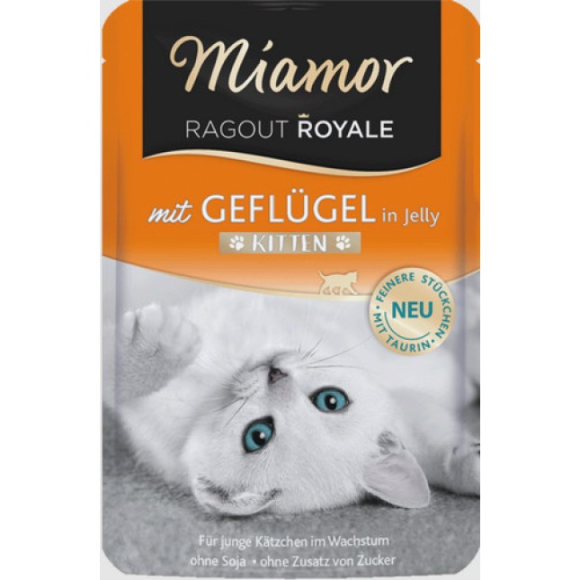 Finnern Miamor Πλήρης τροφή για γατάκια χωρίς σόγια με βοδινό 100g