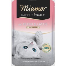 Finnern Miamor Πλήρης τροφή για ενήλικες γάτες χωρίς δημητριακά με κοτόπουλο και σολομό 100g