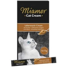 Finnern Miamor Νόστιμη ειδική κρέμα συκωτιού με θυμάρι - μπορεί να τονώσει το μεταβολισμό 6x15gr Finnern Miamor Νόστιμη ειδική κρέμα συκωτιού με θυμάρι - μπορεί να τονώσει το μεταβολισμό 6x15gr