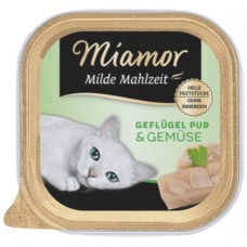 Finnern Miamor Πλήρης τροφή για ενήλικες γάτες με πουλερικά και καρότα χωρίς σιτηρά 100gr