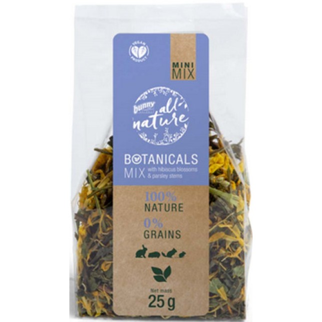 Bunny Mini Mix μείγμα με άνθη ιβίσκου & μίσχοι μαϊντανού 25gr Bunny Mini Mix μείγμα με άνθη ιβίσκου & μίσχοι μαϊντανού 25gr