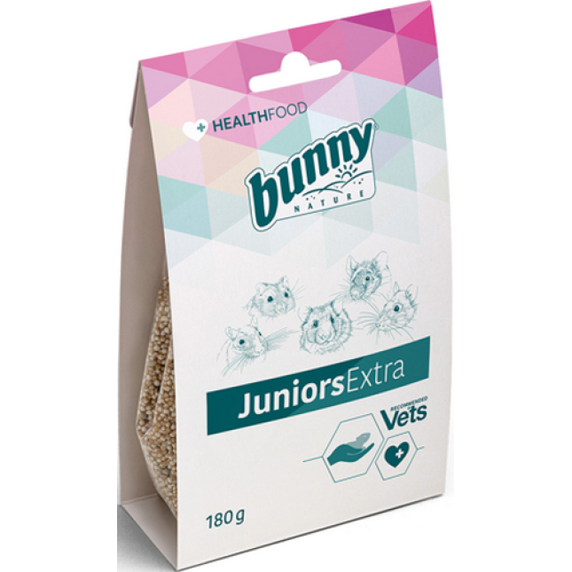 Bunny JuniorsExtra Συμπληρωματική τροφή για την φάση ανάπτυξης 180gr Bunny JuniorsExtra Συμπληρωματική τροφή για την φάση ανάπτυξης 180gr