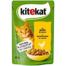 Kitekat Pouch Κοτόπουλο σε σάλτσα 85g