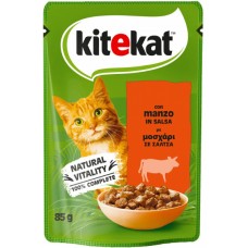 Kitekat Pouch Μοσχάρι σε σάλτσα 85g Kitekat Pouch Μοσχάρι σε σάλτσα 85g