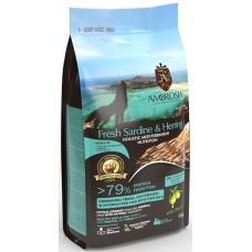 Ambrosia Ολιστική τροφή για κουτάβια χωρίς σιτηρά, με σαρδέλα και ρέγγα 5kg Ambrosia Ολιστική τροφή για κουτάβια χωρίς σιτηρά, με σαρδέλα και ρέγγα 5kg