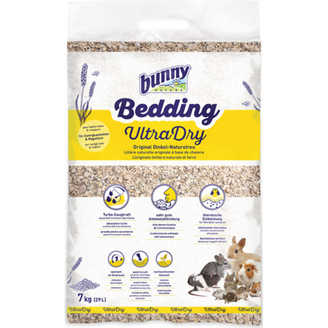 Bunny Nature Bedding Ultra Dry φυσικό υπόστρωμα από αγριοσίταρο Bunny Nature Bedding Ultra Dry φυσικό υπόστρωμα από αγριοσίταρο