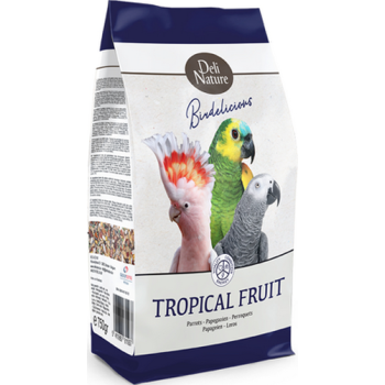 Deli Nature Birdelicious Πλήρης τροφή με τροπικά φρούτα και εμπλουτισμένο με ξηρούς καρπούς 750gr Deli Nature Birdelicious Πλήρης τροφή με τροπικά φρούτα και εμπλουτισμένο με ξηρούς καρπούς 750gr