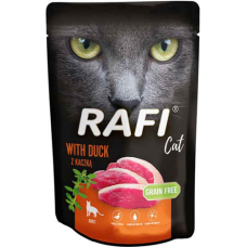 Dolina Rafi Υγρή τροφή για γάτες adult πατέ με πάπια χωρίς δημητριακά 100gr