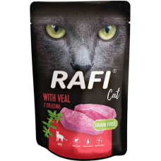 Dolina Rafi Υγρή τροφή για γάτες adult πατέ με μοσχάρι χωρίς δημητριακά 100gr