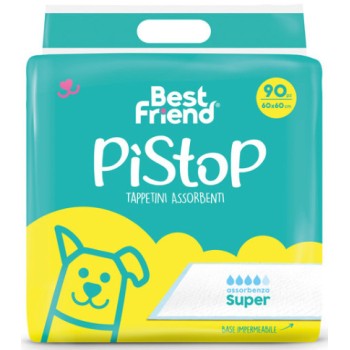 Best friend PiStop πάνες super 60Χ60 (4 φύλλα) με αδιάβροχο κάτω στρώμα