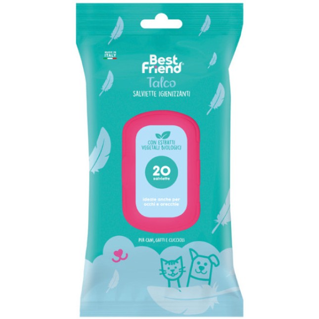 Best friend υγρά χαρτομάντηλα TALC 20τμχ Best friend υγρά χαρτομάντηλα TALC 20τμχ