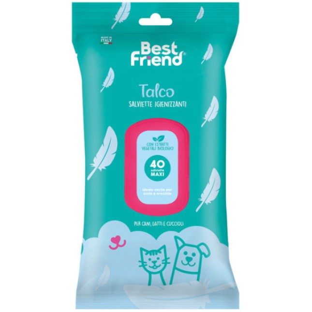 Best friend υγρά χαρτομάντηλα TALC 40τμχ Best friend υγρά χαρτομάντηλα TALC 40τμχ