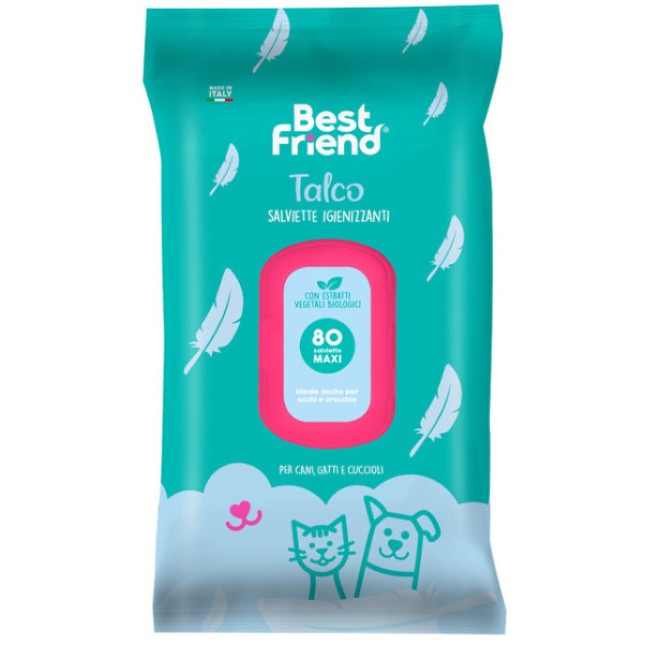 Best friend υγρά χαρτομάντηλα ΜΑΧΙ TALC 80τμχ Best friend υγρά χαρτομάντηλα ΜΑΧΙ TALC 80τμχ