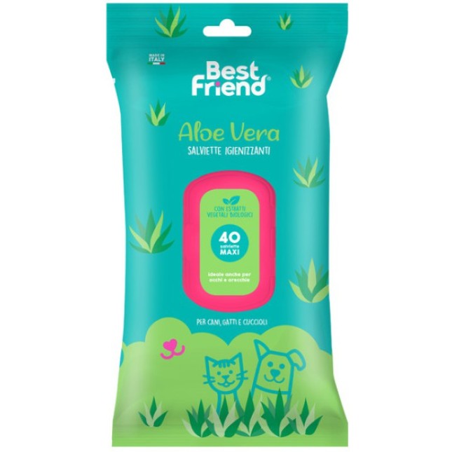 Best friend υγρά χαρτομάντηλα ALOE VERA 40τμχ Best friend υγρά χαρτομάντηλα ALOE VERA 40τμχ