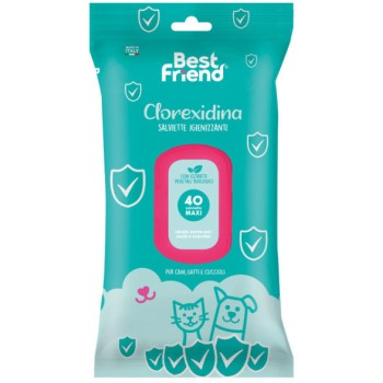 Best friend υγρά χαρτομάντηλα ΧΛΩΡΟΕΞΙΔΙΝΗ 40τμχ Best friend υγρά χαρτομάντηλα ΧΛΩΡΟΕΞΙΔΙΝΗ 40τμχ