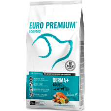 EuroPremium  τροφή adult για το δέρμα + 2kg