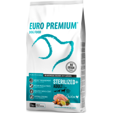 EuroPremium για ενήλικες στειρώμενους σκύλους + 2kg EuroPremium για ενήλικες στειρώμενους σκύλους + 2kg