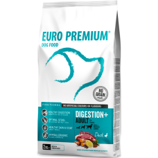 EuroPremium τροφή adult για βέλτιστη πέψη + 2kg
