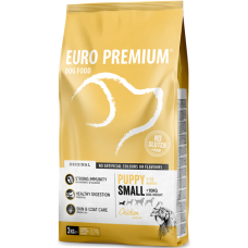 EuroPremium για small κουτάβι με κοτόπουλο & ρύζι 3kg