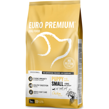 EuroPremium για small κουτάβι με κοτόπουλο & ρύζι 3kg EuroPremium για small κουτάβι με κοτόπουλο & ρύζι 3kg