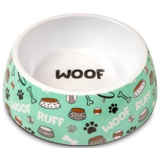Glee Μπολ Μελαμίνης Τουρκουάζ Woof Ruff L 900ml Glee Μπολ Μελαμίνης Τουρκουάζ Woof Ruff L 900ml