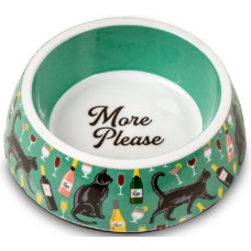 Glee Μπολ Μελαμίνης Τουρκουάζ More Please S 225ml Glee Μπολ Μελαμίνης Τουρκουάζ More Please S 225ml