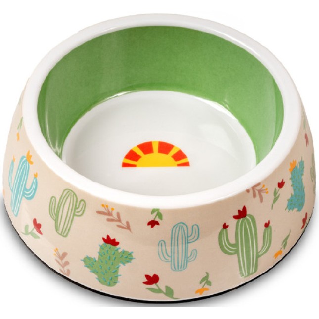 Glee Μπολ Μελαμίνης Ροζ Πράσινο Cactus S 225ml Glee Μπολ Μελαμίνης Ροζ Πράσινο Cactus S 225ml
