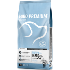 EuroPremium για large κουτάβι με κοτόπουλο & ρύζι 12kg