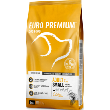 EuroPremium για μικρό ενήλικα σκύλο με κοτόπουλο & ρύζι 3kg EuroPremium για μικρό ενήλικα σκύλο με κοτόπουλο & ρύζι 3kg