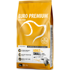 EuroPremium για μικρό ενήλικα σκύλο με αρνί & ρύζι 3kg