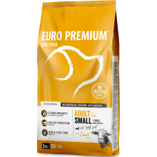 EuroPremium για μικρό ενήλικα σκύλο με αρνί & ρύζι 3kg EuroPremium για μικρό ενήλικα σκύλο με αρνί & ρύζι 3kg