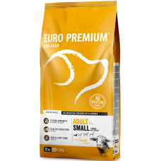 EuroPremium για μικρό ενήλικα σκύλο με αρνί & ρύζι 12kg