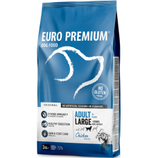 EuroPremium για μεγάλο ενήλικα σκύλο με κοτόπουλο & ρύζι 3kg EuroPremium για μεγάλο ενήλικα σκύλο με κοτόπουλο & ρύζι 3kg